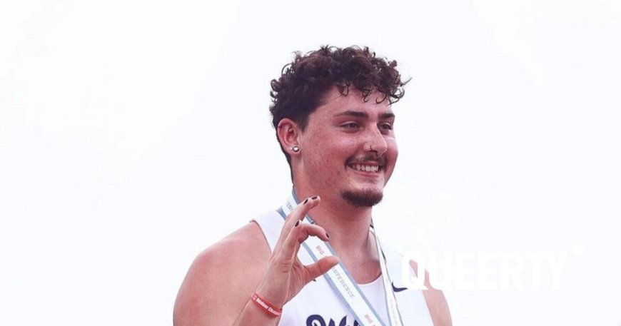 This college track & field star is breaking records as his authentic gay self