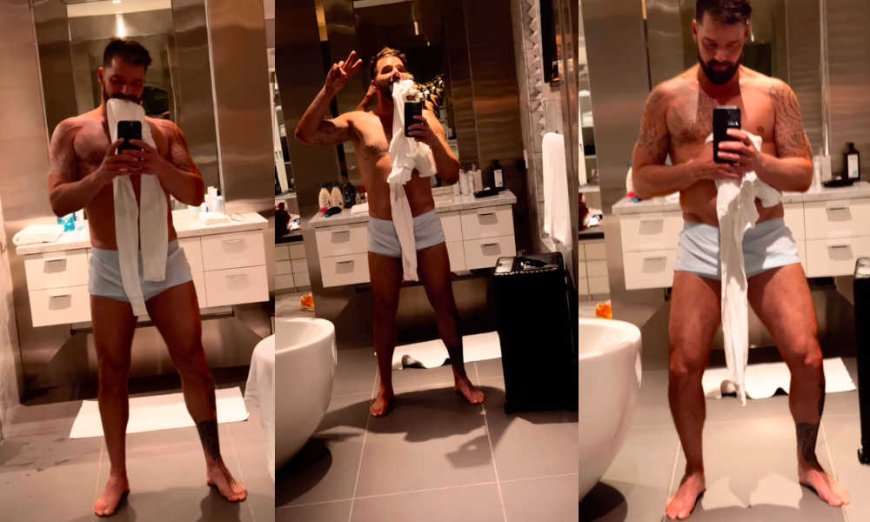 Ricky Martin Posts Cheeky Hotel Thirst Trap