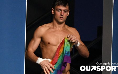 Here’s why Tom Daley ‘can’t dive’ without his Pride shammy and ‘hot’ body wax