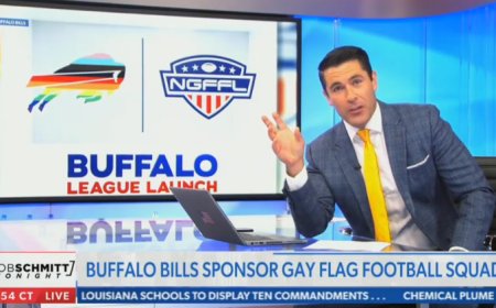Newsmax Host Melts Down Over Gay Football League, Whines That He Needs To “Go Find My Own Country”