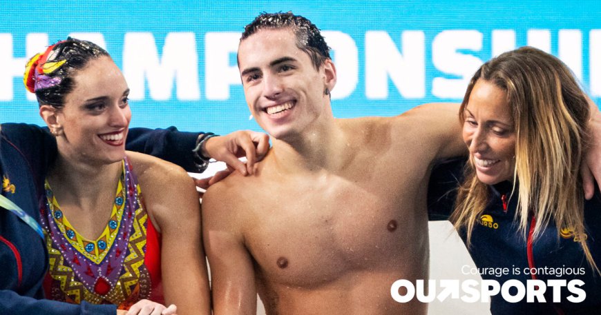 Artistic swimming champ Dennis Gonzalez claps back at the anti gay jerks in his social media feed