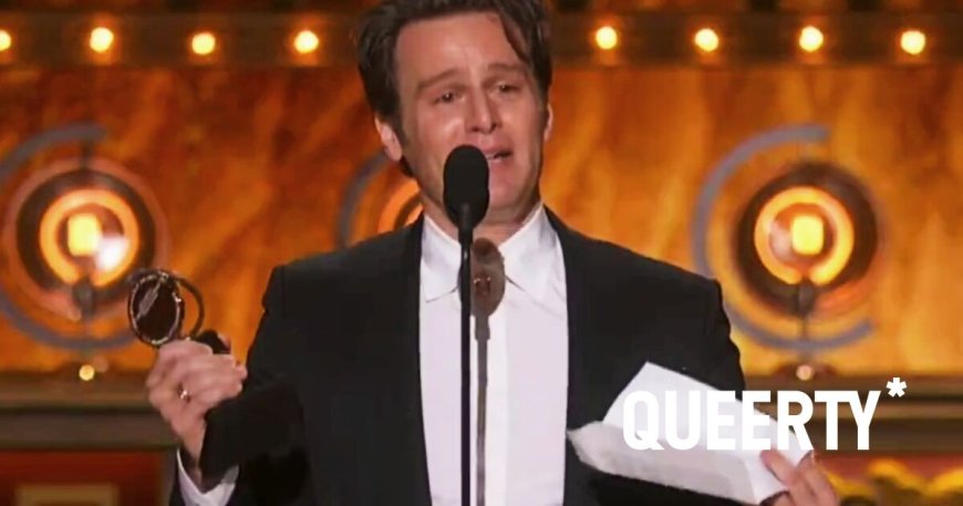 Jonathan Groff gives the most amazing, emotional Tony Awards acceptance speech