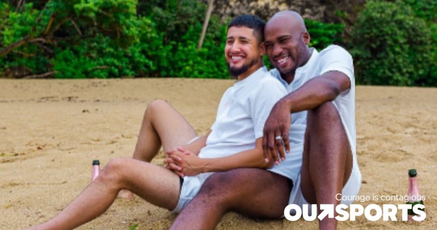 Gay pro wrestling stars AC Mack and Rico Gonzalez marry in beach ceremony