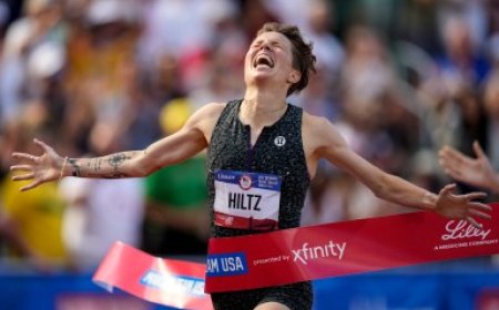 Transgender, non-binary 1,500 runner Nikki Hiltz shines on and off track, earns spot at Paris Games