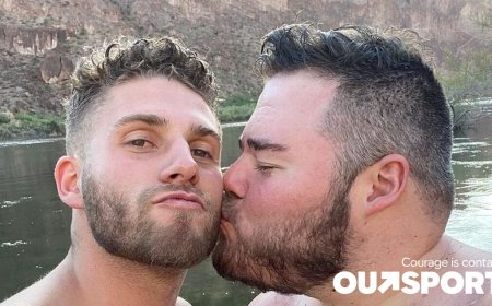 Gay former college football player got engaged to his boyfriend and shared some great pics