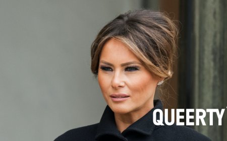 Melania wore a $4,000 dress to throw a gay house party for a bunch of homophobes