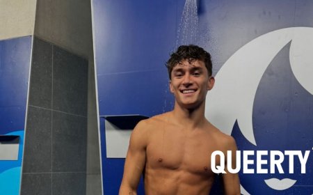 Olympic diver Tyler Downs celebrates his 21st birthday just as he arrives in Paris