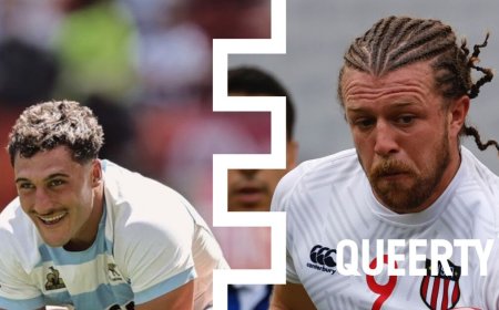 Olympic rugby stars swap sweaty post-match shorts to show good sportsmanship