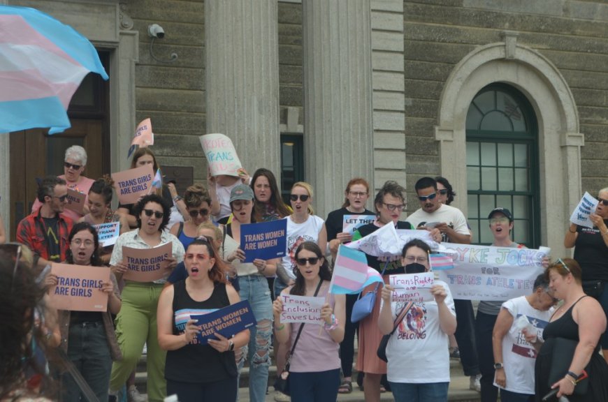 Protesters Rally Against Nassau Transgender Athlete Ban