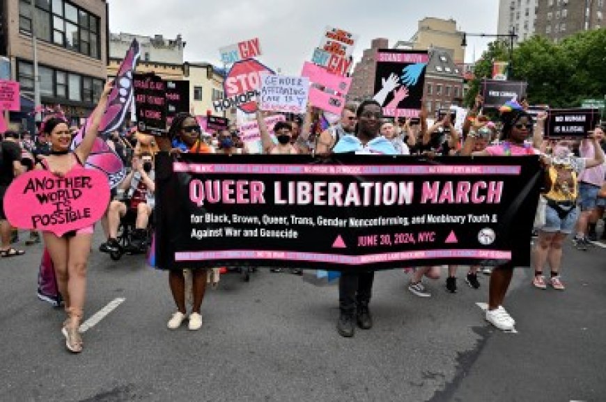 Thousands march to Battery Park in sixth annual Queer Liberation March