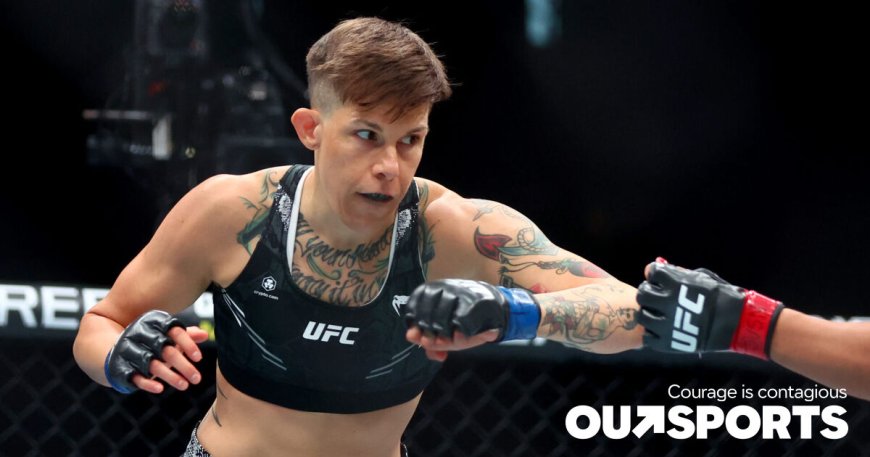 Out fighter Macy Chiasson wins UFC 303 bout with gnarly, bloody TKO victory