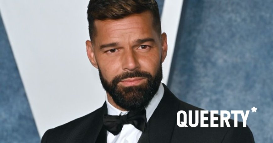 Ricky Martin turns leather daddy for new fashion shoot… and wants you to “drink your milk”