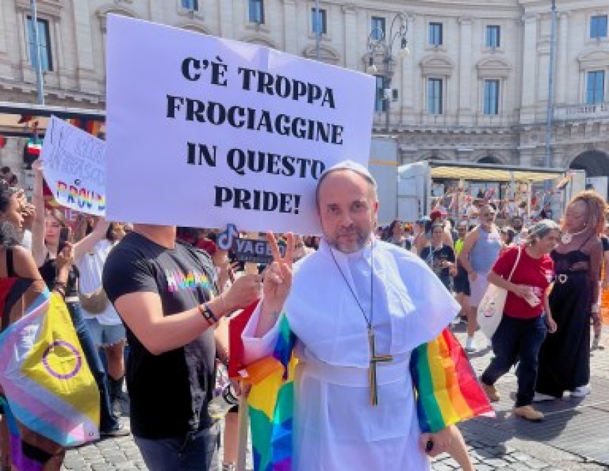 Pope Francis’ alleged anti-gay remark looms large at Rome Pride