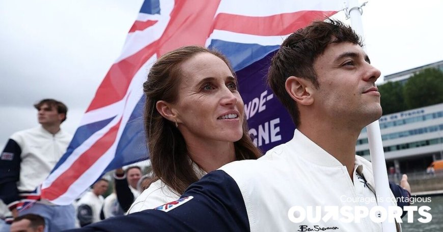 The gay parts of the Paris Olympics opening ceremony saved it, including Tom Daley and Celine Dion