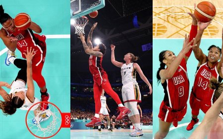 25 electrifying photos of Team USA Women's Basketball's journey to the quarterfinals at Paris 2024