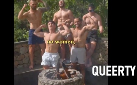 This male-only “man camp” is the most unintentionally homoerotic thing we’ve ever seen…