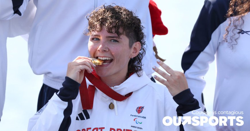 Three rowing gold medals for out gay athletes at Paralympics, as Lauren Rowles secures three-peat