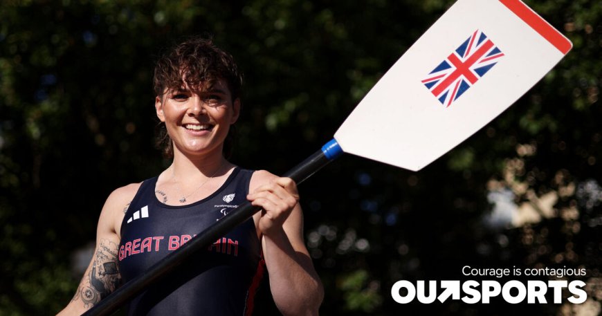 Out gay rowing champion Lauren Rowles celebrates new world best time at Paralympics