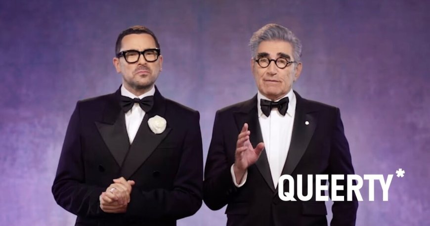 Emmy Awards hosts Dan & Eugene Levy have the gays in a father-versus-son thirst dilemma