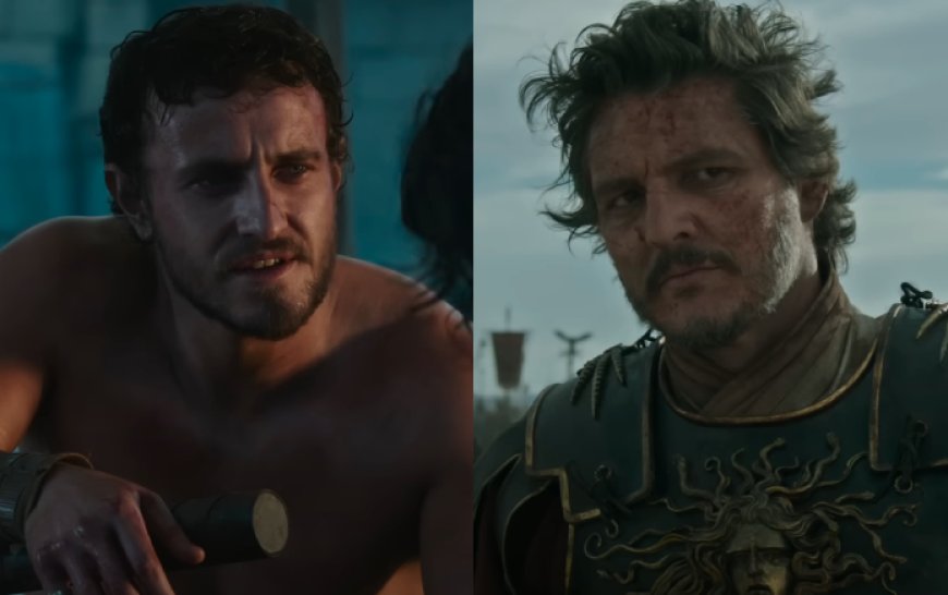 Gladiator 2: Paul Mescal and Pedro Pascal get sweaty in bloody action-packed trailer