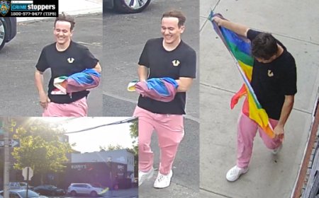 Vandal sought for destroying Pride flag, harassing staff at Astoria pub with anti-gay rhetoric: NYPD
