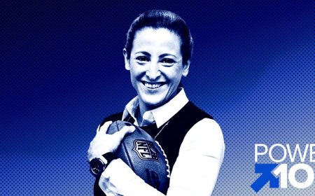 NFL’s ‘super gay’ Sam Rapoport opens doors for women across football and is building flag football ahead of the L.A. Olympics