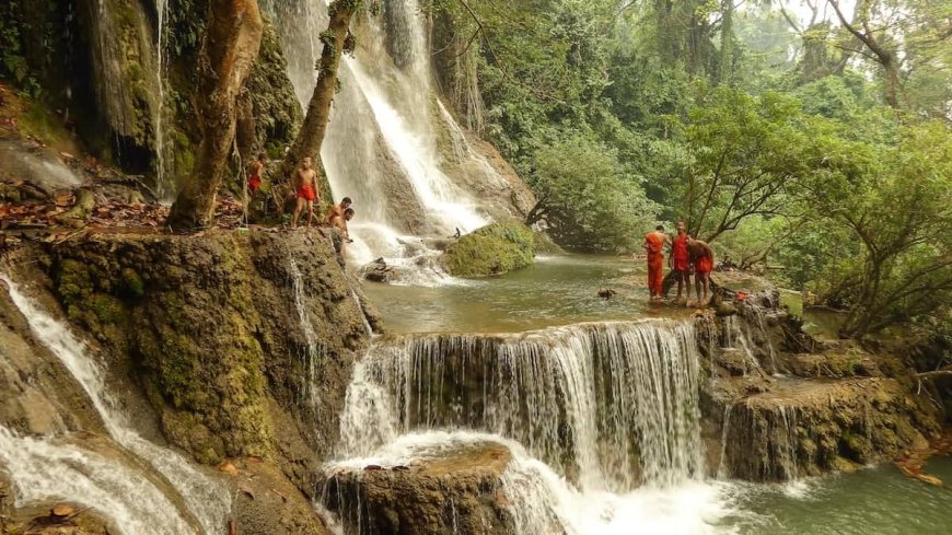 A day to remember forever at Kuang Si Falls in Luang Prabang, Laos