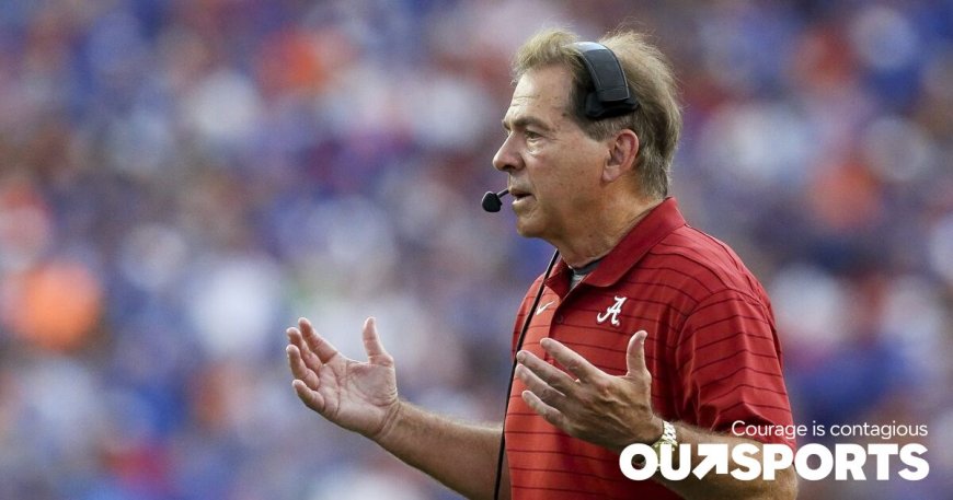 Alabama football would accept a gay player. Nick Saban said so.