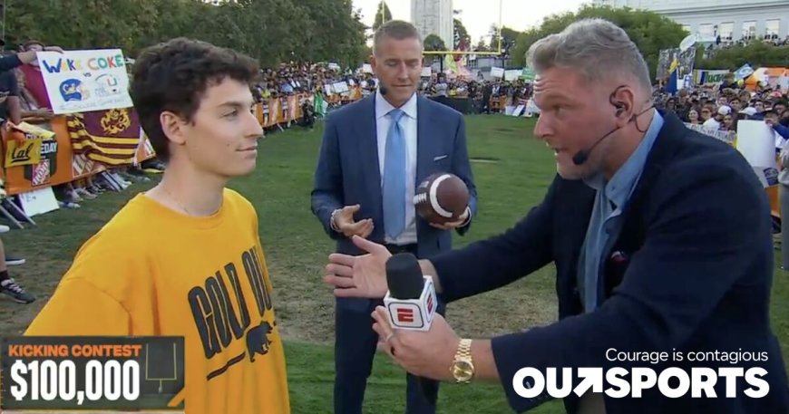 With no sleep, no shoelaces and only a donut, Cal nerd Daniel Villasenor hit a $100k ESPN field goal for the ages