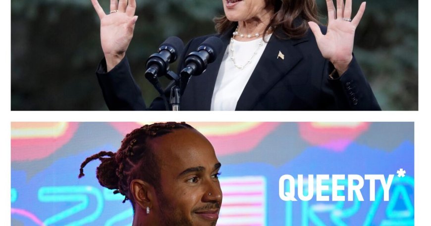 Of course Kamala Harris’ favorite F1 driver is Lewis Hamilton, one of the best queer allies in sports