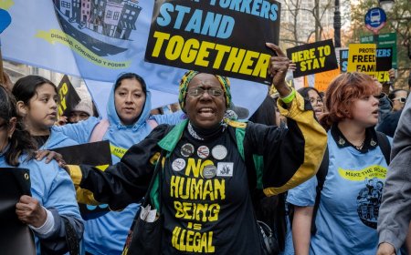 New Yorkers declare they ‘won’t back down’ from opposing President-elect Trump at Manhattan march