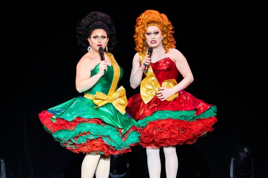 Drag icons look to ‘reclaim’ the holidays with newest iteration of ‘The Jinkx & DeLa Holiday Show,’ coming to Kings Theatre Dec. 5