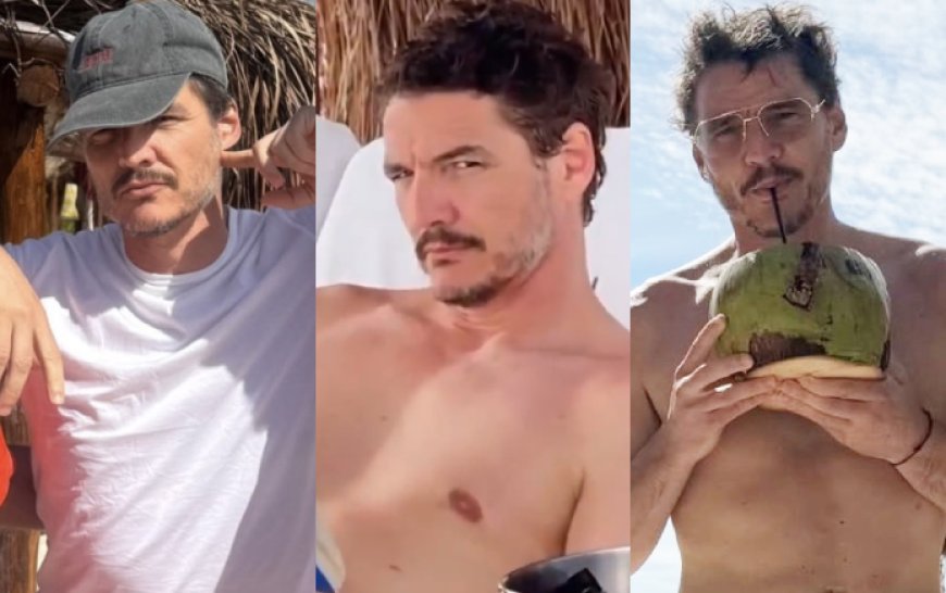 “I have unholy things to say:” Fans react to Pedro Pascal’s shirtless beach photos