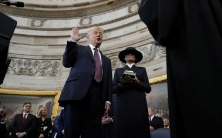 Trump attacks trans and non-binary Americans in dark inaugural speech