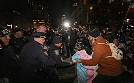 ‘Blood on your hands’: Thousands protest NYU Langone halt of trans youth gender-affirming care after Trump order