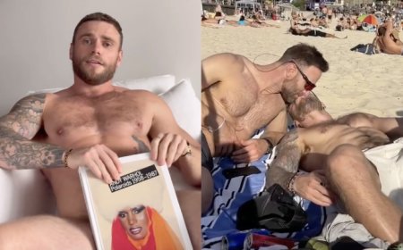 Gus Kenworthy debuts new man (and gets nude) in spicy new photos