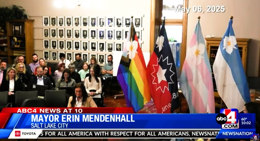 Salt Lake City Adopts Rainbow City Flag To Evade New State Ban On Pride Flags At Public Buildings [VIDEO]
