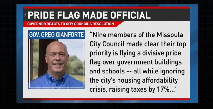 Montana Gov Rages After City Evades Pride Flag Ban