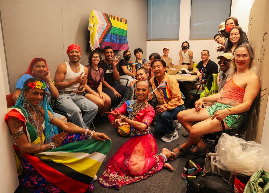 PHOTOS: Rain pushes Blasian Pride indoors; march rescheduled