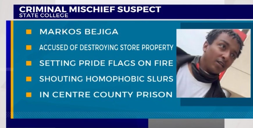Cops: PA Man Burned Church’s Pride Flag, Tore Pride Decorations At Gay Bar, Shouted Homophobic Slurs
