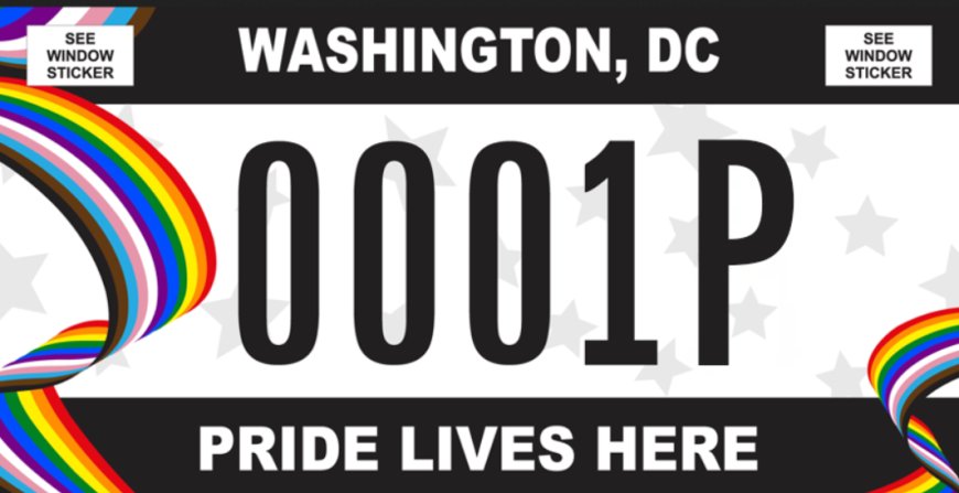DC’s DMV Launches “Pride Lives Here” License Plate