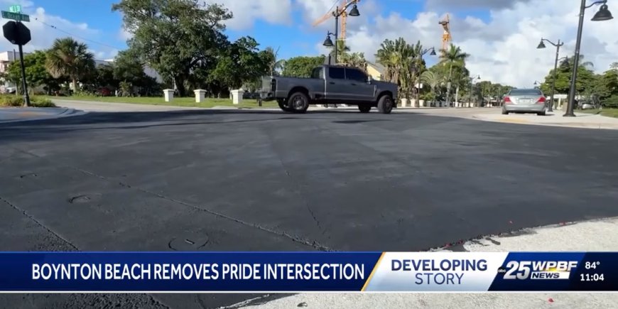Florida Cities Begin Painting Over Rainbow Crosswalks