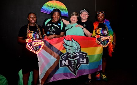 PHOTOS: Ellie, New York Liberty bring the energy for Pride Night