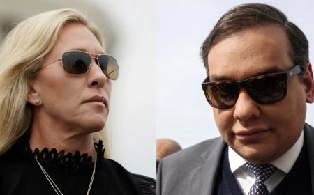 Rep. Marjorie Taylor Greene calls for Trump to commute George Santos’ sentence