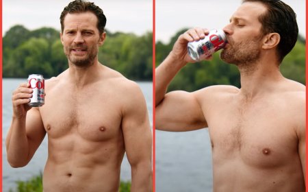 Jamie Dornan’s shirtless Diet Coke ad leaves the Gay Internet™ extremely parched