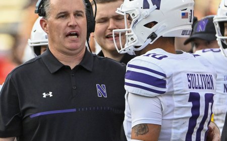 Former Northwestern coach Pat Fitzgerald settles lawsuit in case rife with homophobic hazing