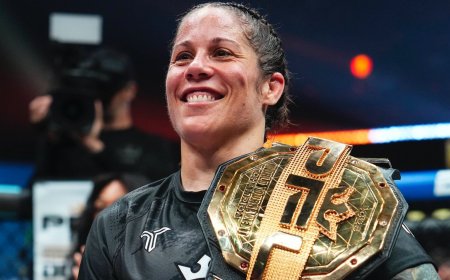 Out fighter Liz Carmouche wins PFL tournament by TKO with her son cheering her on