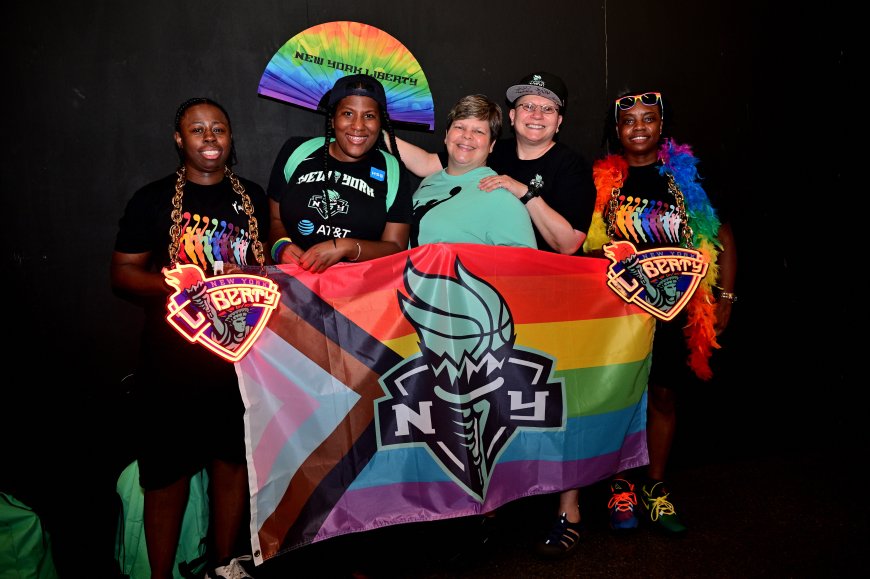 PHOTOS: Ellie, New York Liberty bring the energy for Pride Night