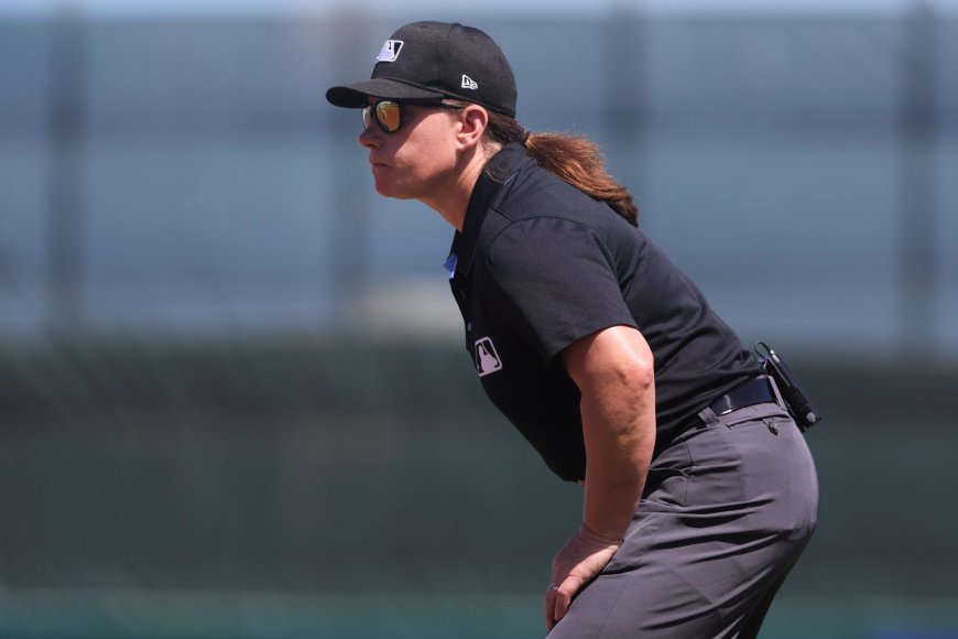 Jen Pawol officially becomes MLB’s first female umpire with her game this weekend