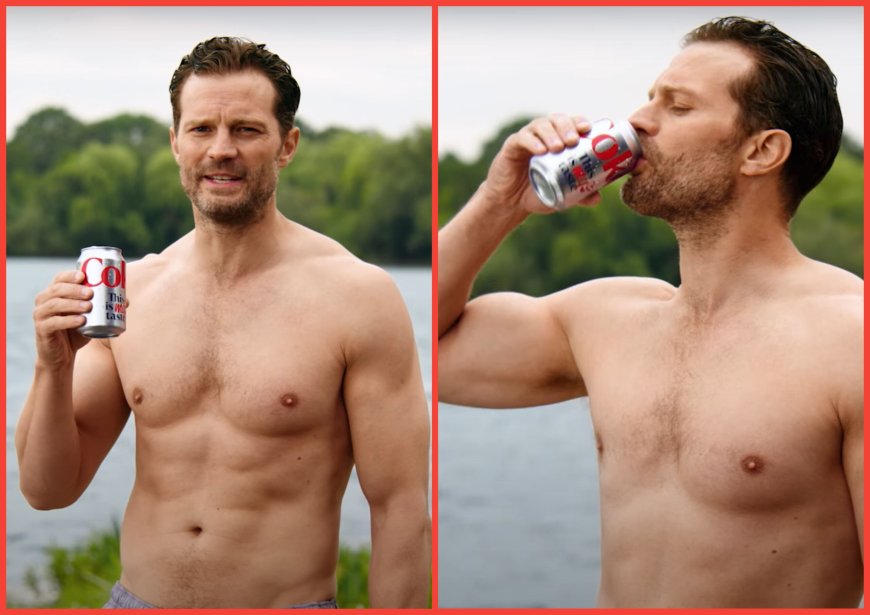 Jamie Dornan’s shirtless Diet Coke ad leaves the Gay Internet™ extremely parched